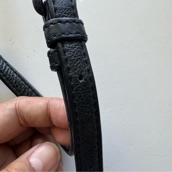 Marc by Marc Jacob’s Q Mini Natasha Black Leather Crossbody Bag - Picture 5 of 11